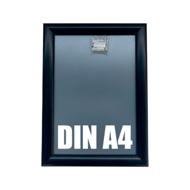 DIN A4 | Alu Klapprahmen schwarz, Wechselrahmen, 240 x 325 mm